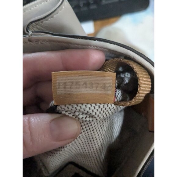 DOONEY & BOURKE City Barlow Large Gray Structured Leather Satchel Tote w/flaws - Picture 12 of 12